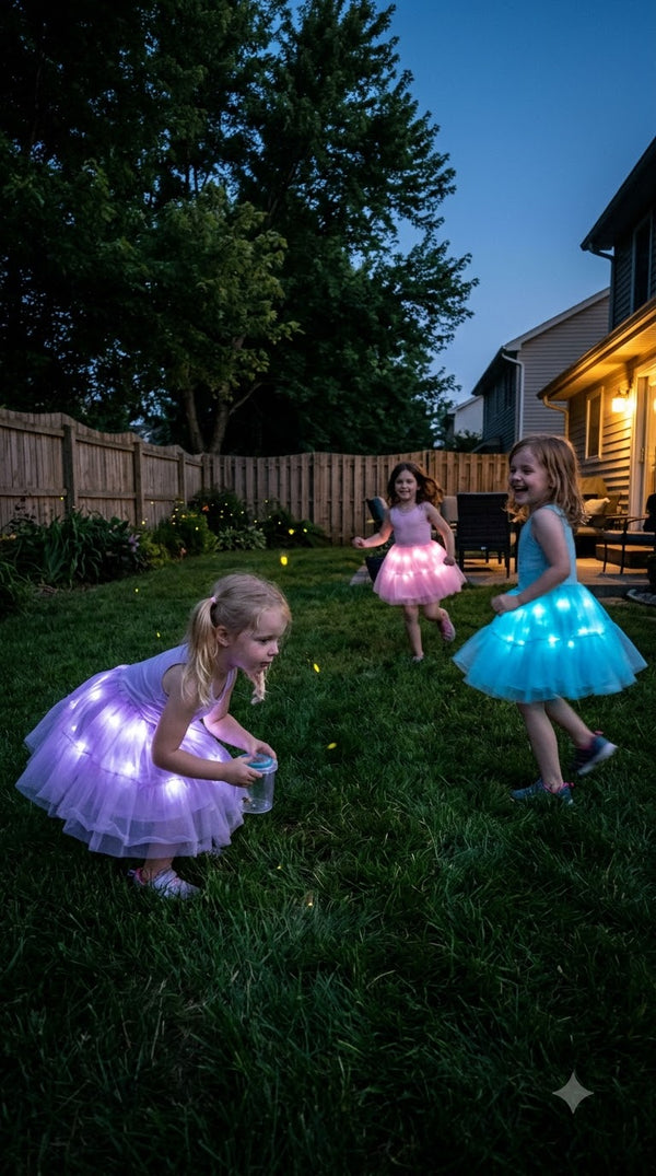 ugc children searching for fireflies