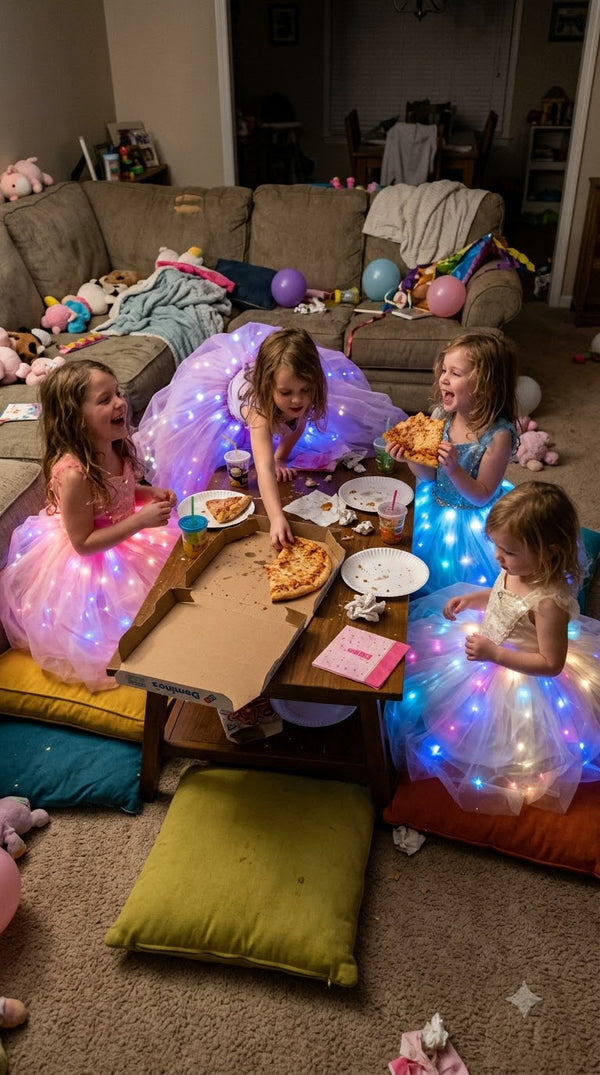 ugc girls eating pizza together